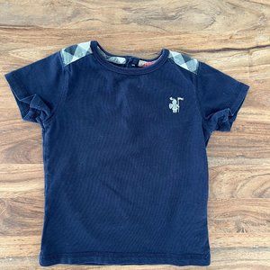 Burberry Check Shoulder Patch TEE size 12